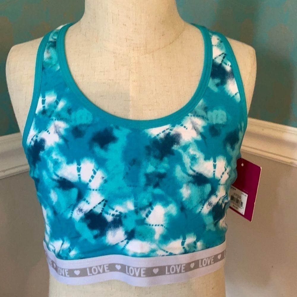 3 ❤️ for $30 NWT Love tie dyed  sports bra size XXL